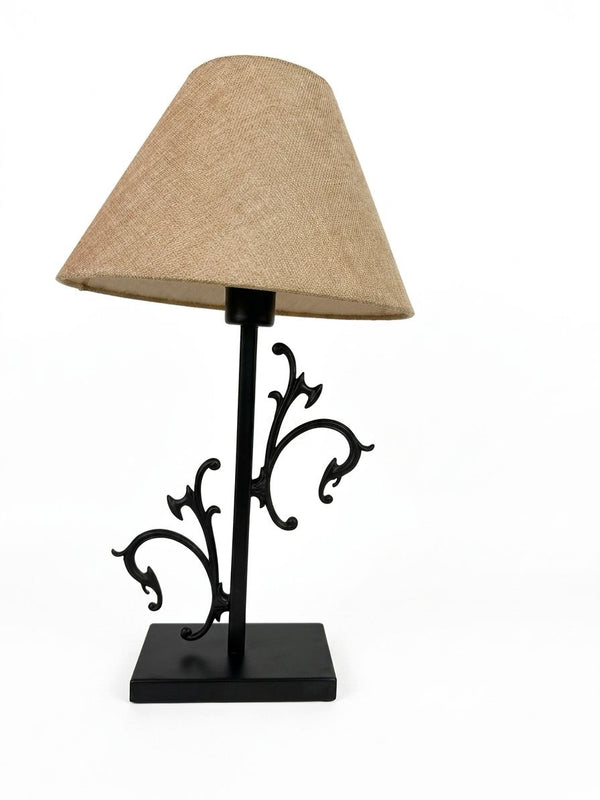 Iron Vine Burlap Table Lamp