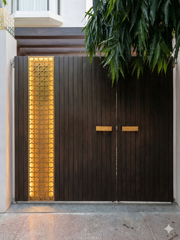 Wood & Brass Jali