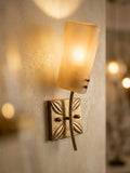 Leaf Frosted Glass Sconce wall light — feature view