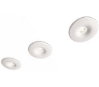 Philips 69077 white recessed spot light, front view