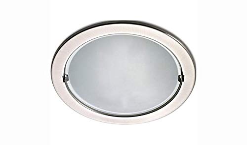 Philips FBG301 nickel recessed light, front view