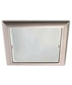 Philips nickel metal recessed spot light, 106 x 106 mm