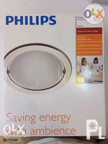 Philips FBG301 59799 white recessed spot light, detail view