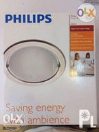 Philips FBG301 59799 white recessed spot light, detail view