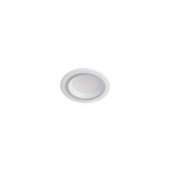 Philips 61022 8W Round White LED Downlight, 2700K Warm White