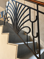 Fan Scroll Staircase Rail — view 2