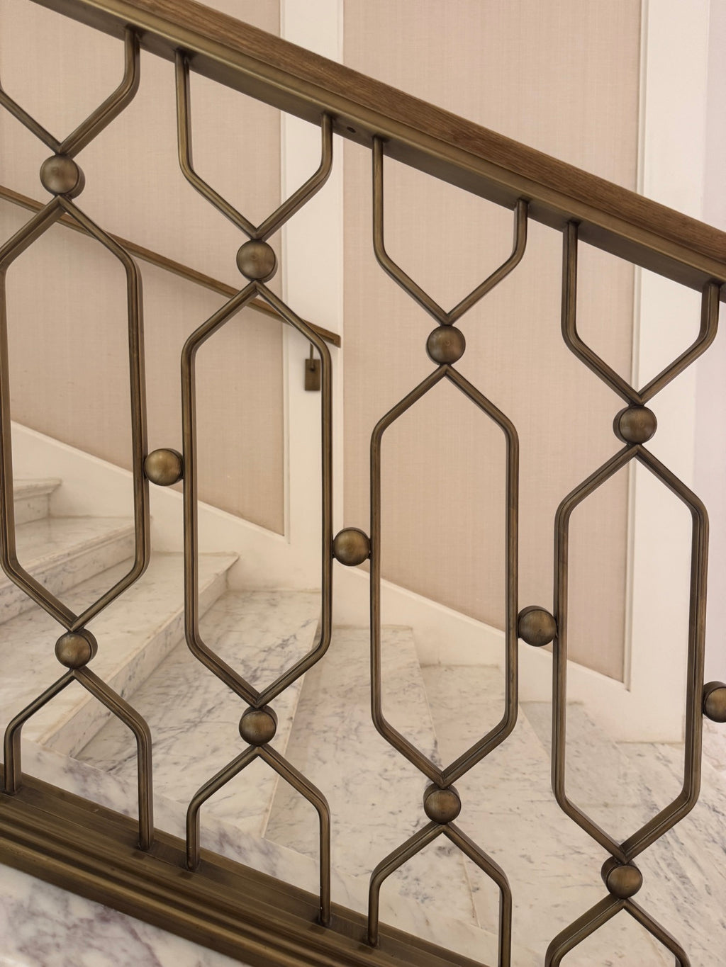 Honeycomb Brass Balustrade 3