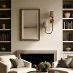 Directional Linen Double Wall Light alternate view