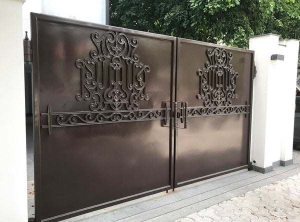Scrollwork Metal Gate