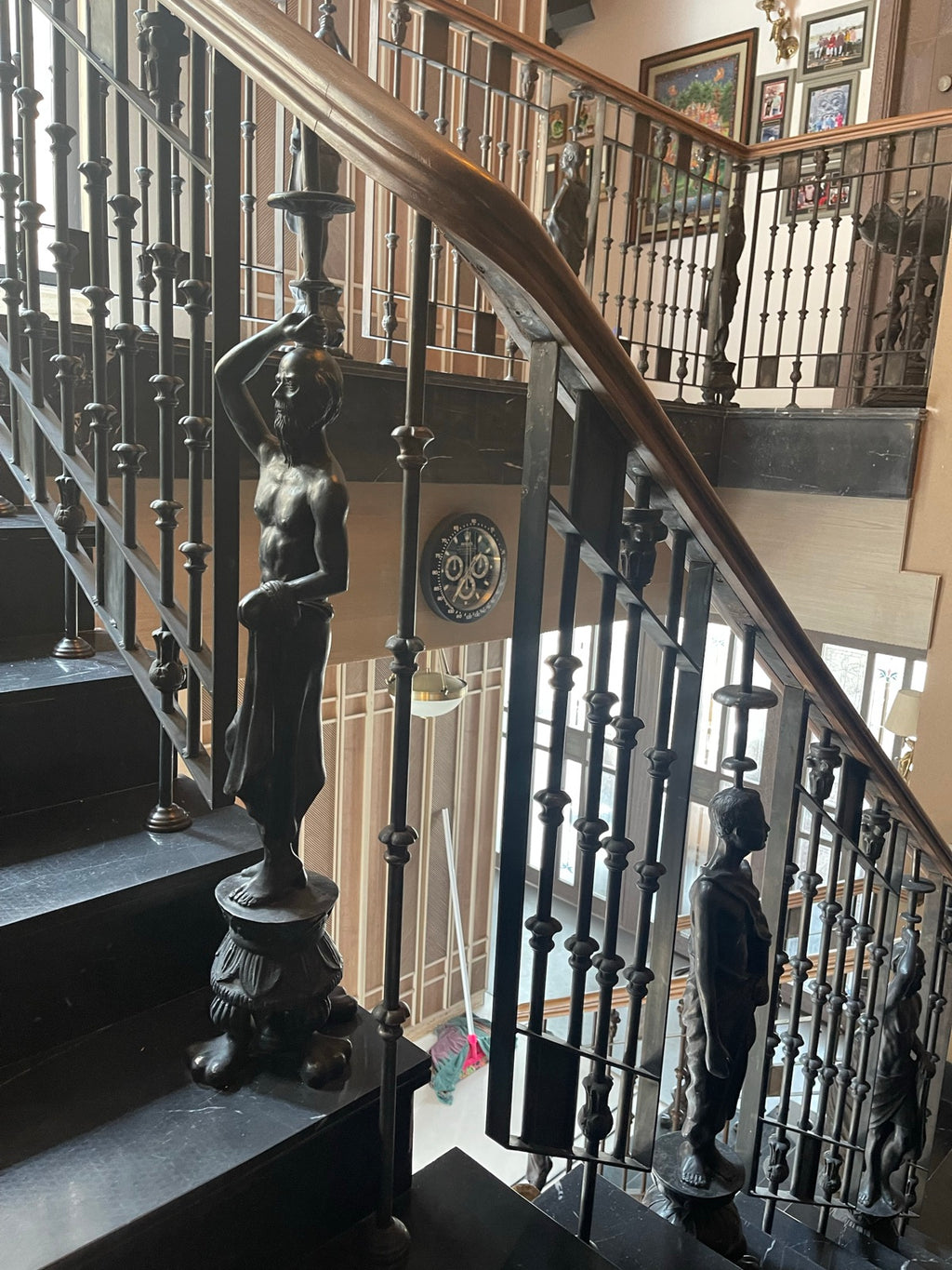 Statuary Bronze Staircase 3