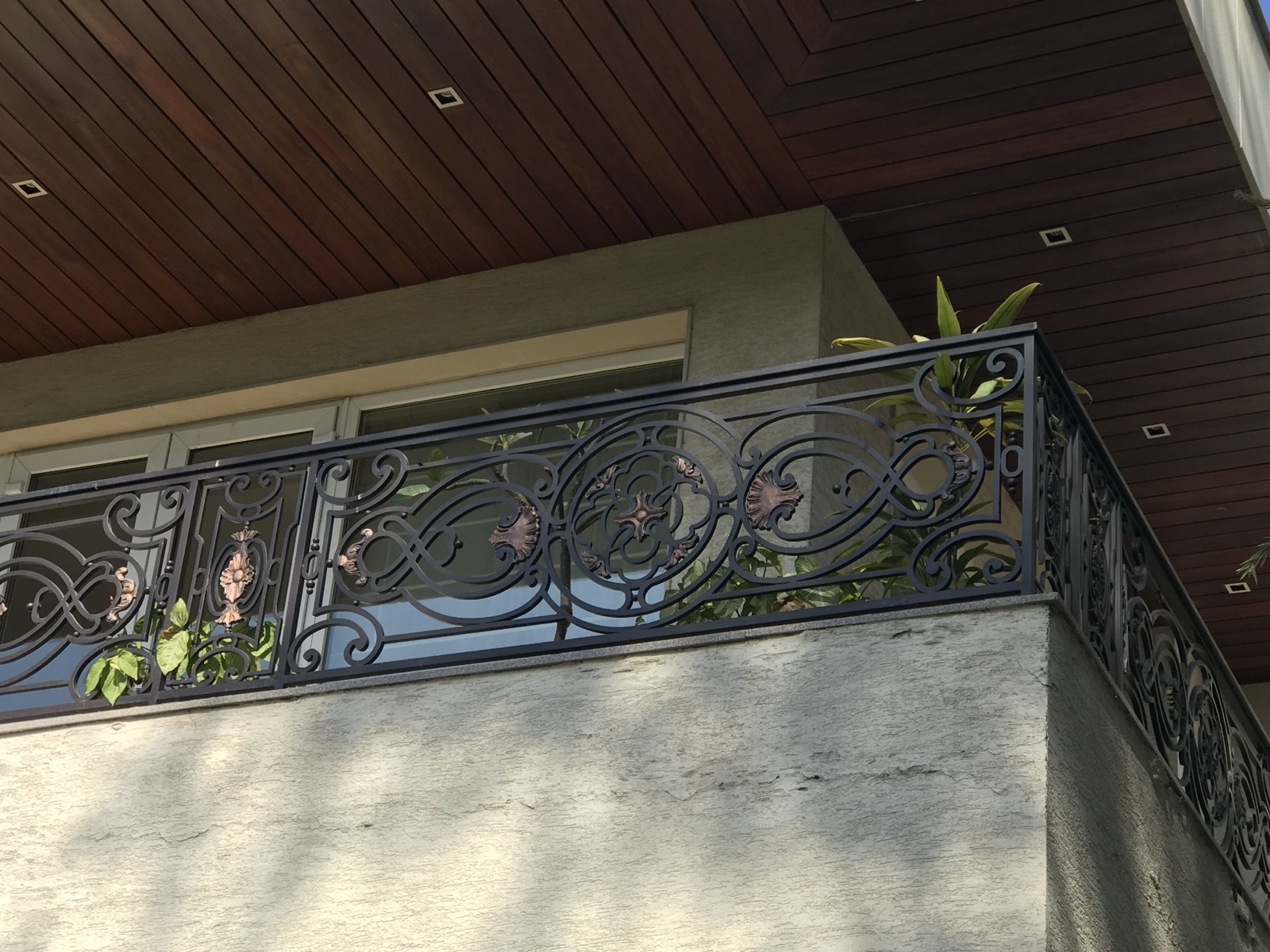 Copper Blossom Balcony