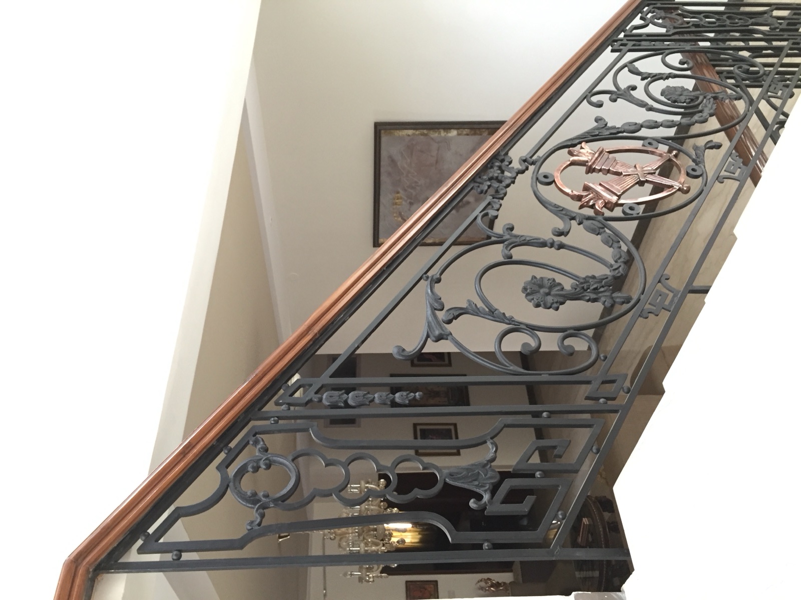 Copper Crest Scrollwork