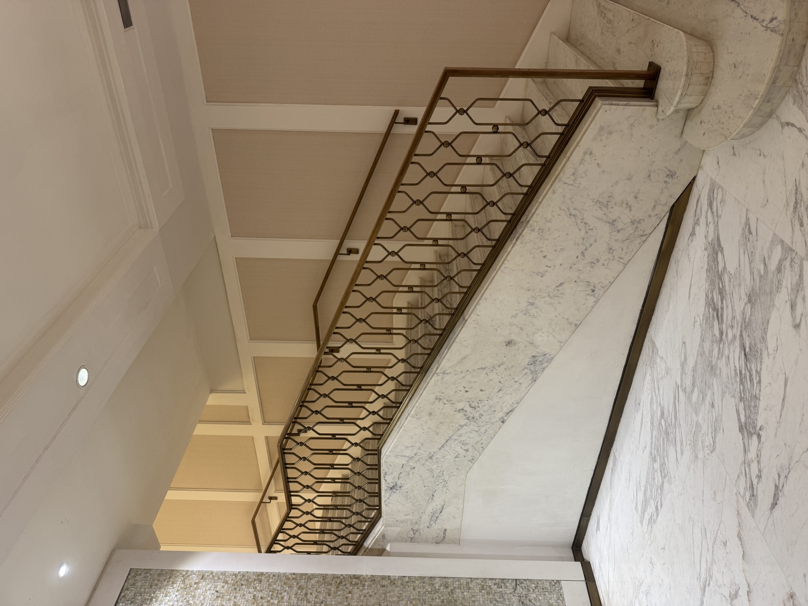 Honeycomb Brass Balustrade