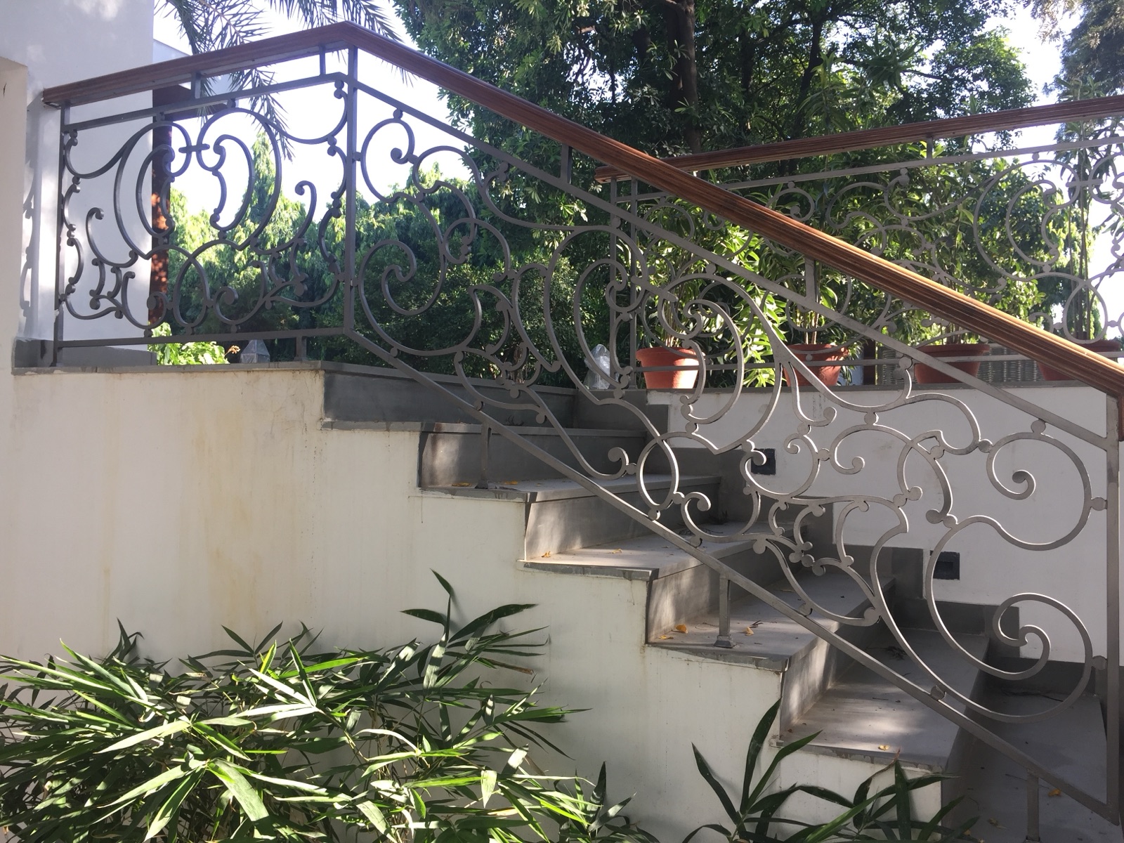 Weathered Garden Scrollwork